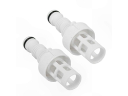 2 Adaptadores Intex Para Dispositivo De Drenaje - Conexión Con Manguera De Jardín Para Piscinas, Color Blanco