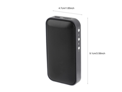 Altavoz Portátil Inalámbrico Bluetooth 4.2 Aec Bt209 Con Micrófono Y Soporte Para Tarjeta Tf, Estilo Mini Bolsillo.