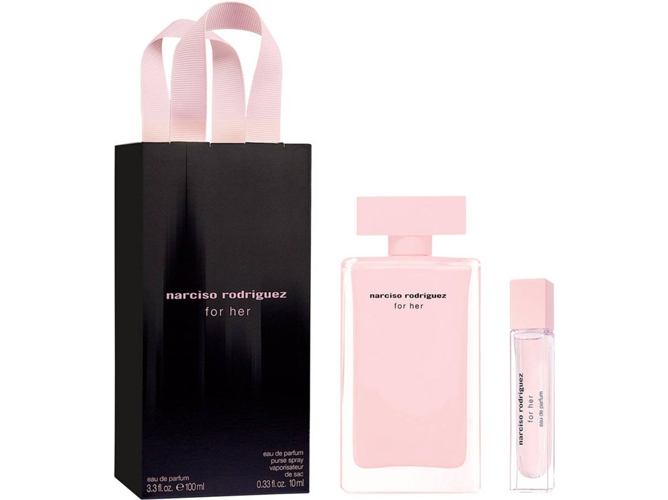 Cofre NARCISO RODRIGUEZ For Her Edp 100 ml Spray + Edp Purse Spray 10 ml Spray