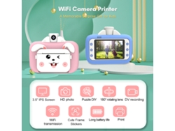Cámara Infantil Bisofice 1080p Con Impresión Térmica, Pantalla Ips De 3,5" Y Ángulo De Visión De 180°, Lente 4k, Regalo Divertido Para Niños Y Niñas.