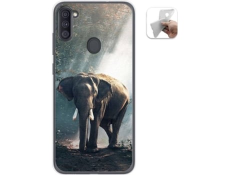 Carcasa Samsung Galaxy M11 TUMUNDOSMARTPHONE Elefante Multicolor