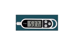Termómetro digital de cocina Zengo para hornos domésticos, sonda larga, resistente a la corrosión, conmutable entre °C y °F. Qyroadwolf GOKOCO