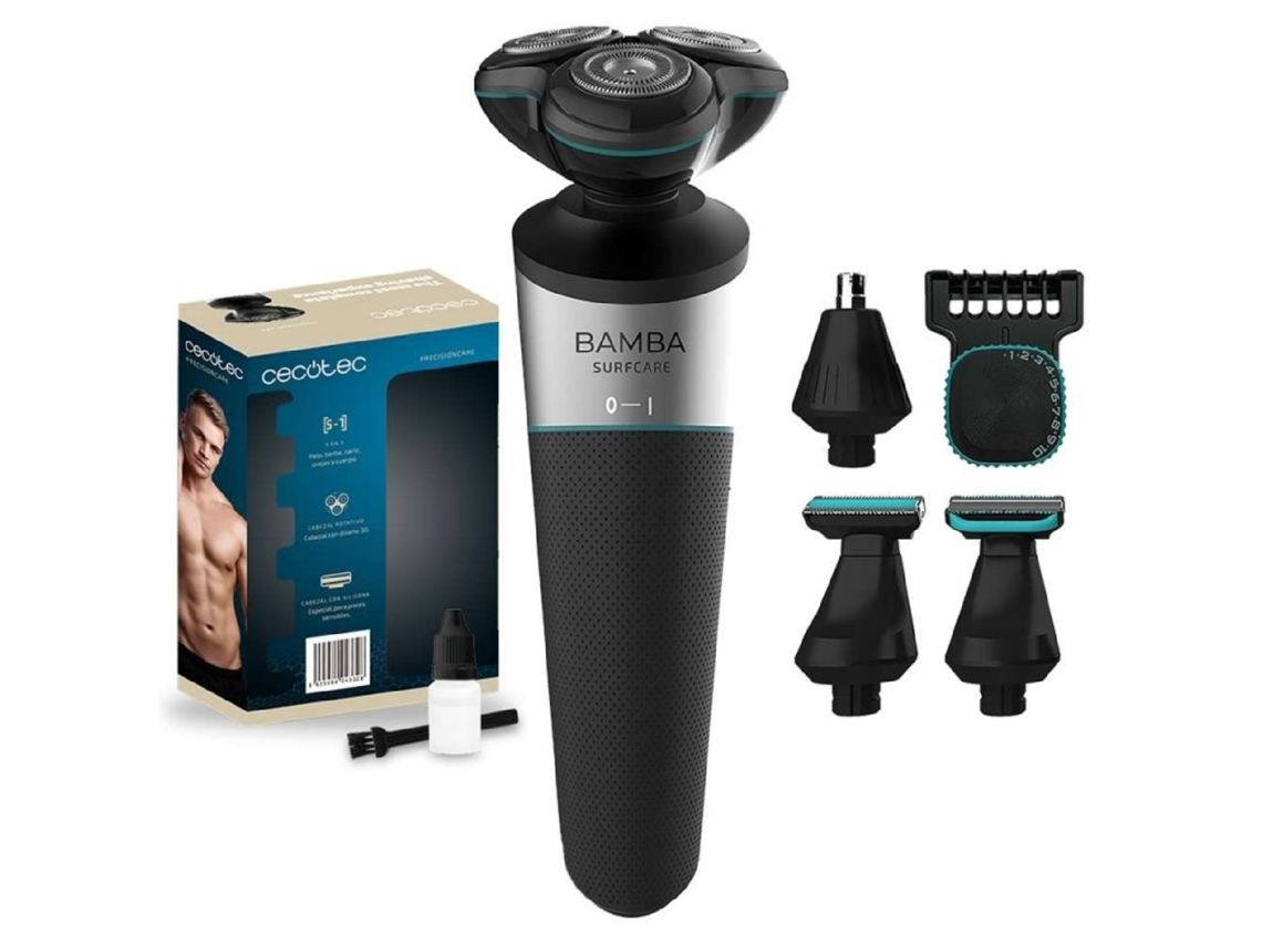 Cecotec Afeitadora Multigrooming 5 En 1 Precisioncare Multigrooming 5in1. Batería De Litio, Autonomía 60min