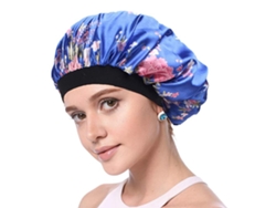 Toalla JEIIBRZUI Gorro Satén Capa Elástico Azul (Talla Única)