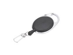 Llavero Retráctil Antipérdida Con Cable De Acero Para Camping - Llavero Con Mosquetón Portátil
