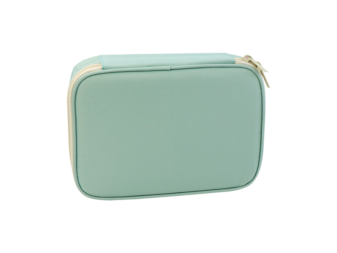 Estuche de lona de gran capacidad para lápices, portaminas, papelería multifuncional, bolsa de almacenamiento para reglas, pinceles y borradores.