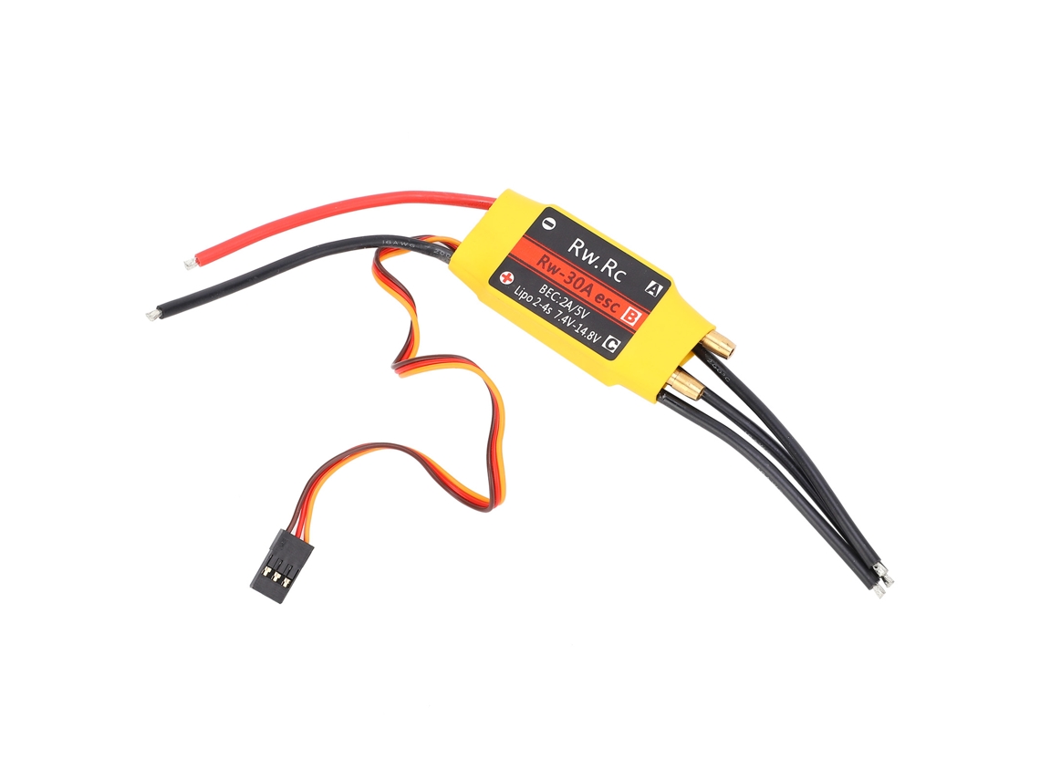 Controlador De Velocidad Eléctrico Esc 30a Sin Escobillas De Enfriamiento Por Agua Para Modelo De Barco Rc