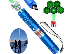 Puntero Láser Recargable Usb Lápiz Láser Azul Gertiz