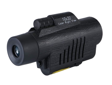 Binoculares compactos 12X25 con visión nocturna con poca luz para niños Binoculares impermeables para caza al aire libre Pr-Negro YIZHOOD