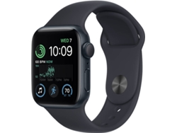 APPLE Watch SE GPS 40 mm Medianoche con Correa Deportiva Medianoche