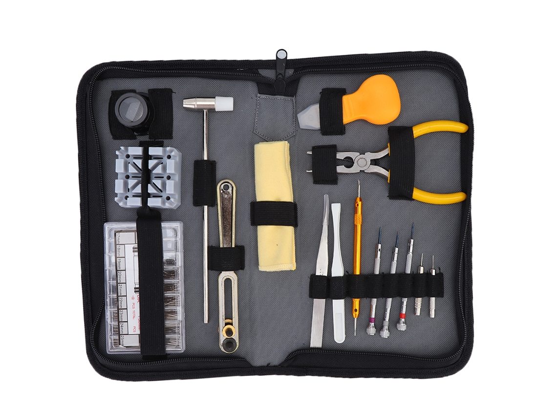 Kit De Herramientas De Reparación De Relojes Portátil De 285 Piezas
