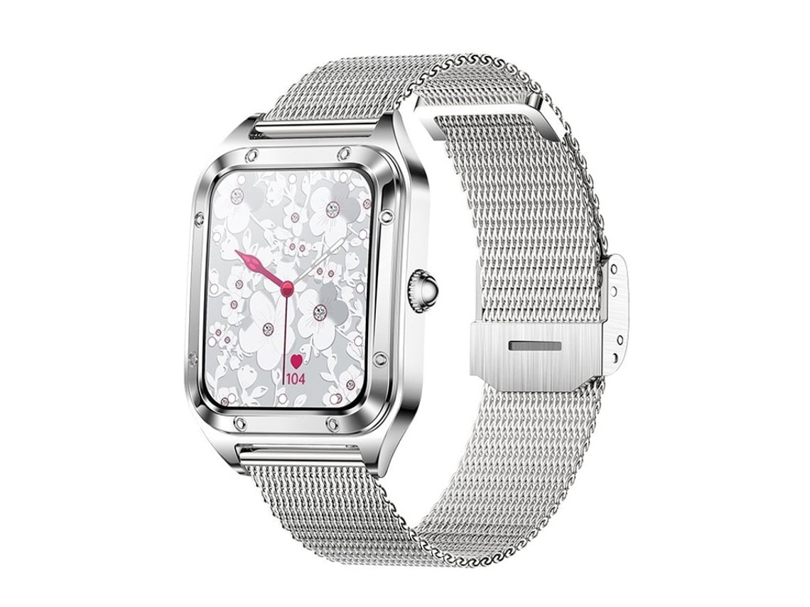 Reloj inteligente con pantalla táctil de 1,6 pulgadas y respuesta de llamadas para Android y iPhone, resistente al agua, con monitor de frecuencia cardíaca.