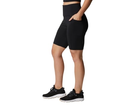 Pantalones Cortos Mujer COLUMBIA (M - Poliéster - Negro)
