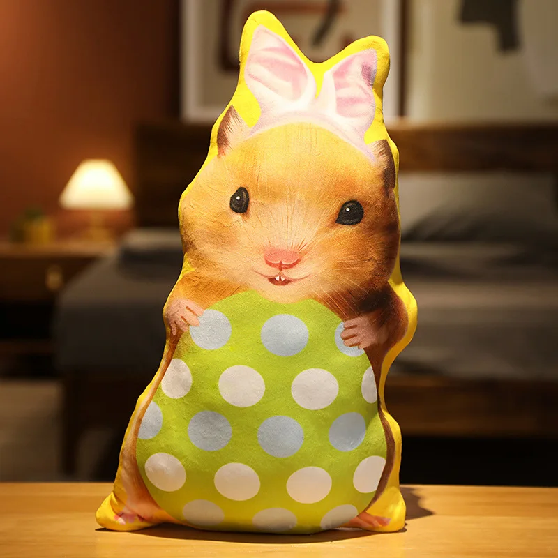 (conejo Verde De Lunares De 45 Cm) Almohada Para Adultos, Cojín, Cojín De Asiento, Cojín De Respaldo, Conejo De Pascua