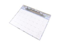 Calendario De Pared De 12 Meses Para 2026 Con Blocs De Notas Grandes, Diseño Floral, 372 X 288 Mm.