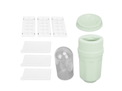 Bandeja Giratoria Reutilizable De Fácil Extracción Para Cubitos De Hielo, Ideal Para Congelar - Bebidas Verdes
