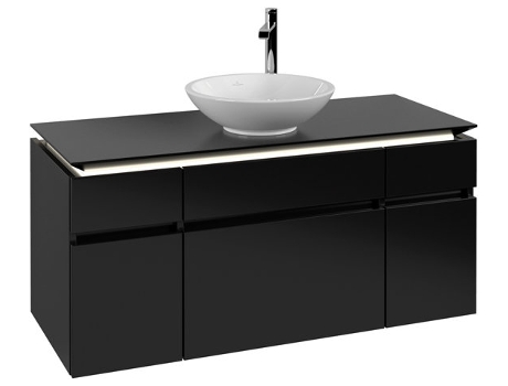 Mueble de lavabo Villeroy &amp Boch Legato B578 1200x550x500mmLavabo céntrico iluminación LED