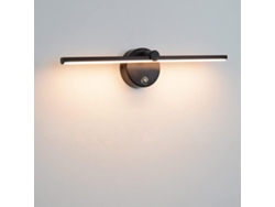 Lámpara de espejo de baño con diseño moderno, LED giratoria de 41 cm con ajuste de 360°, efecto de iluminación suave para tocador y lavabo.