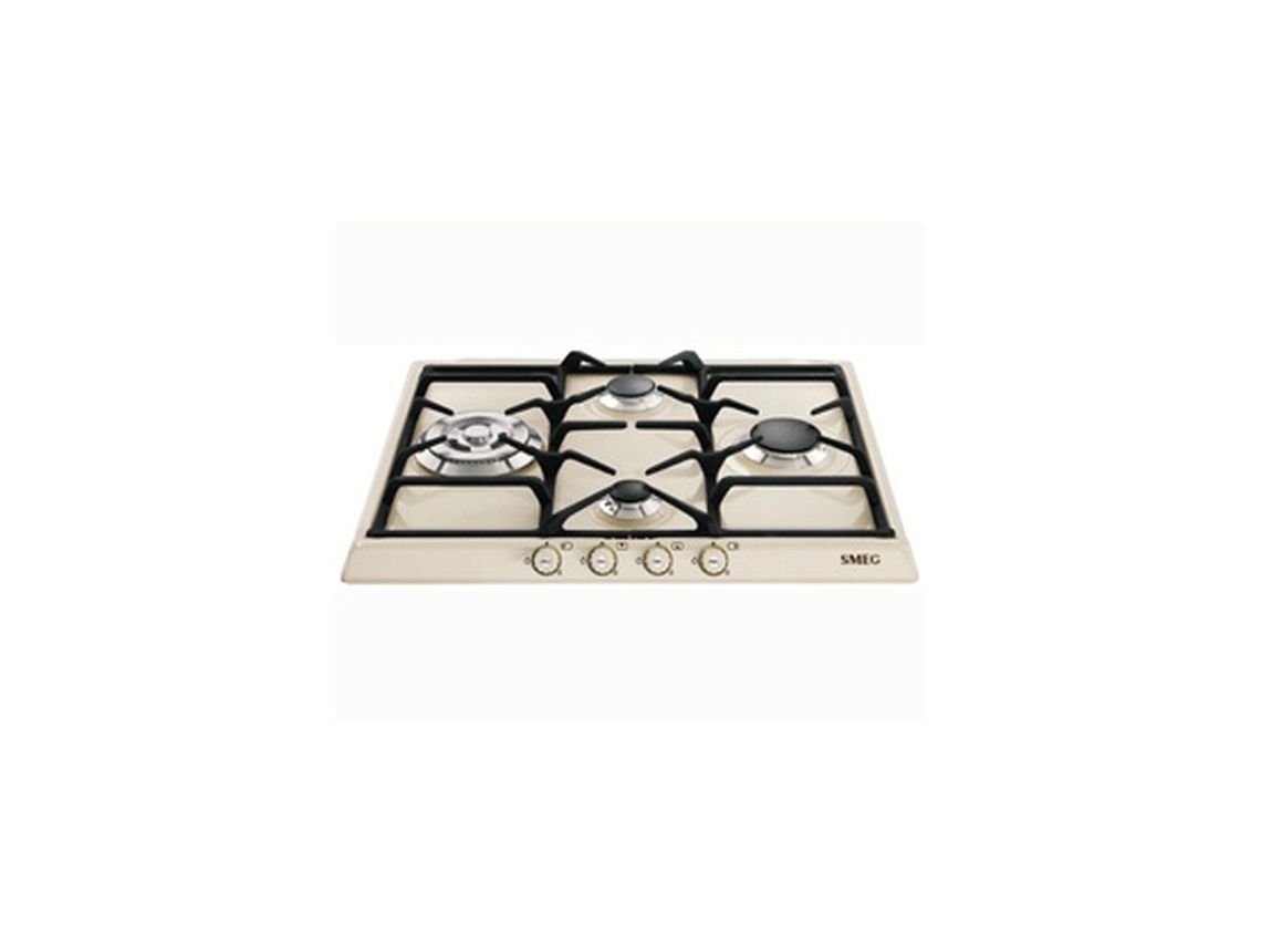 Placa de Gas SMEG SR764PO (Gas - 55 cm - Crema)