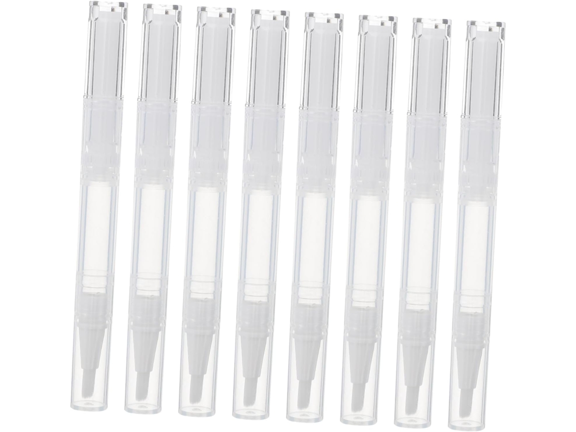 Bolígrafos/tubos Transparentes Vacíos De 21 Piezas Para Aplicadores De Brillo Y Cosméticos.