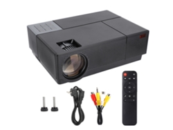Proyector portátil con luz LED y control remoto