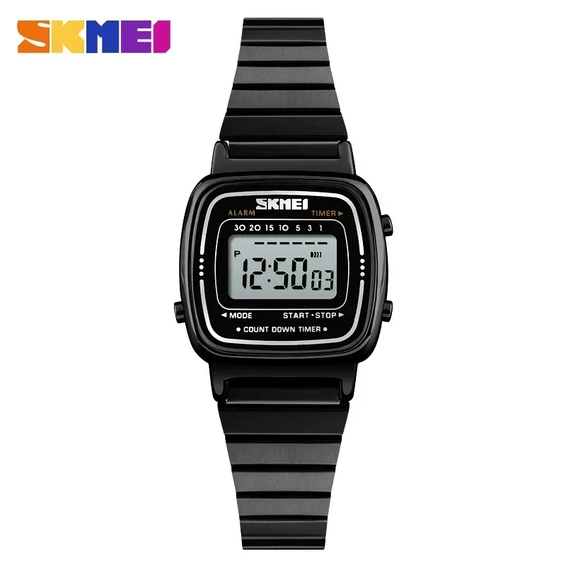 (negro) Reloj Digital De Esfera Pequeña Relogio Feminino Reloj Deportivo De Moda Para Mujer