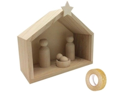Decoración YOUDOIT (Dorado - Madera - 18x8x15 cm)