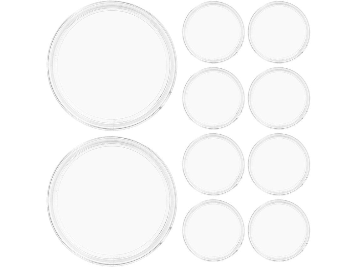 Caja Redonda De Ps Para 10 Monedas Conmemorativas De 60 Mm, Protege Contra Arañazos Y Daños.