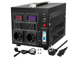 Transformador de Voltaje de 2000w con Entradas 110v/220v y Salidas Universales Tekmaquinas