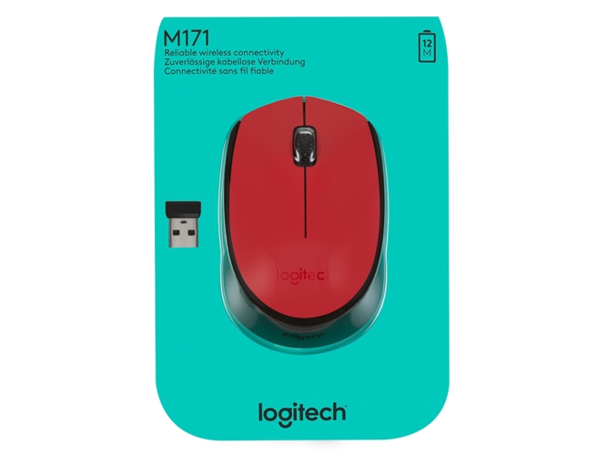 Ratón LOGITECH M171 (Inalámbrico - Óptico)