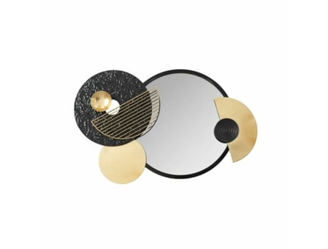 Espejo de pared DKD Home Decor Metal Círculos (83 x 5 x 54 cm)