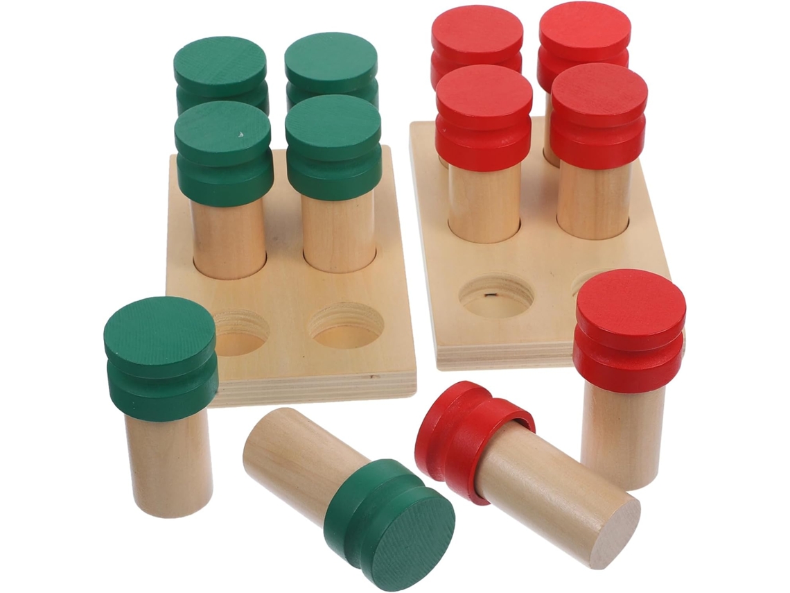 Caja sensorial de madera Montessori para niños - Juguete sensorial educativo para bebés - Desarrollo - CHABERLU