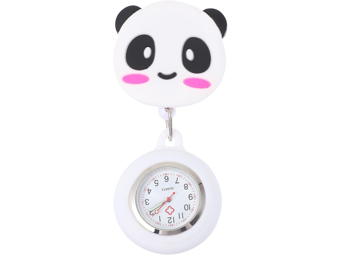 Reloj Bolsillo Panda Enfermera Fabricado Material Resistente Segundero Ideal Profesionales Sanitarios