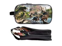 1 Estuche para lápices, Estuche para lápices de dinosaurios, Estuche grande para lápices Acity Chennnls