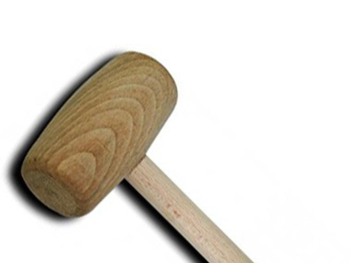 Maza Madera Ebanista Redonda 750 Grs Ebertools