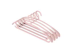 perchas de hombro ancho, plástico rosa, sin marca | UNBRANDED