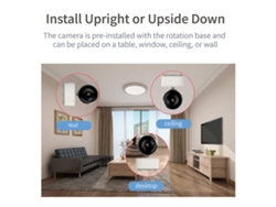 Cámara De Seguridad Hogar Wifi 1080p Inalámbrica Ptz Con Audio Y Visión Nocturna Para Bebé/mascota