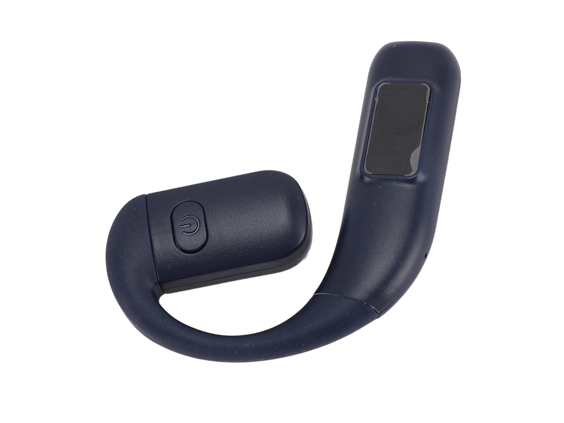 Auriculares Bluetooth 5.5 Mono Con Cancelación De Ruido, Micrófono Giratorio E Indicador De Batería Para Deportes Al Aire Libre - Azul