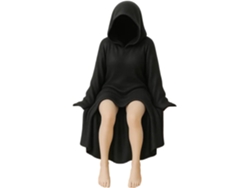Figura Mujer Enmascarada Perfecta Decoración Oficina Estatua Misteriosa Escritorio Chimenea Recibidor Dama