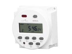 Temporizador Electrónico Programable Con Pantalla Lcd Digital, 16 Modos De Encendido/apagado Y Relé, 12 V