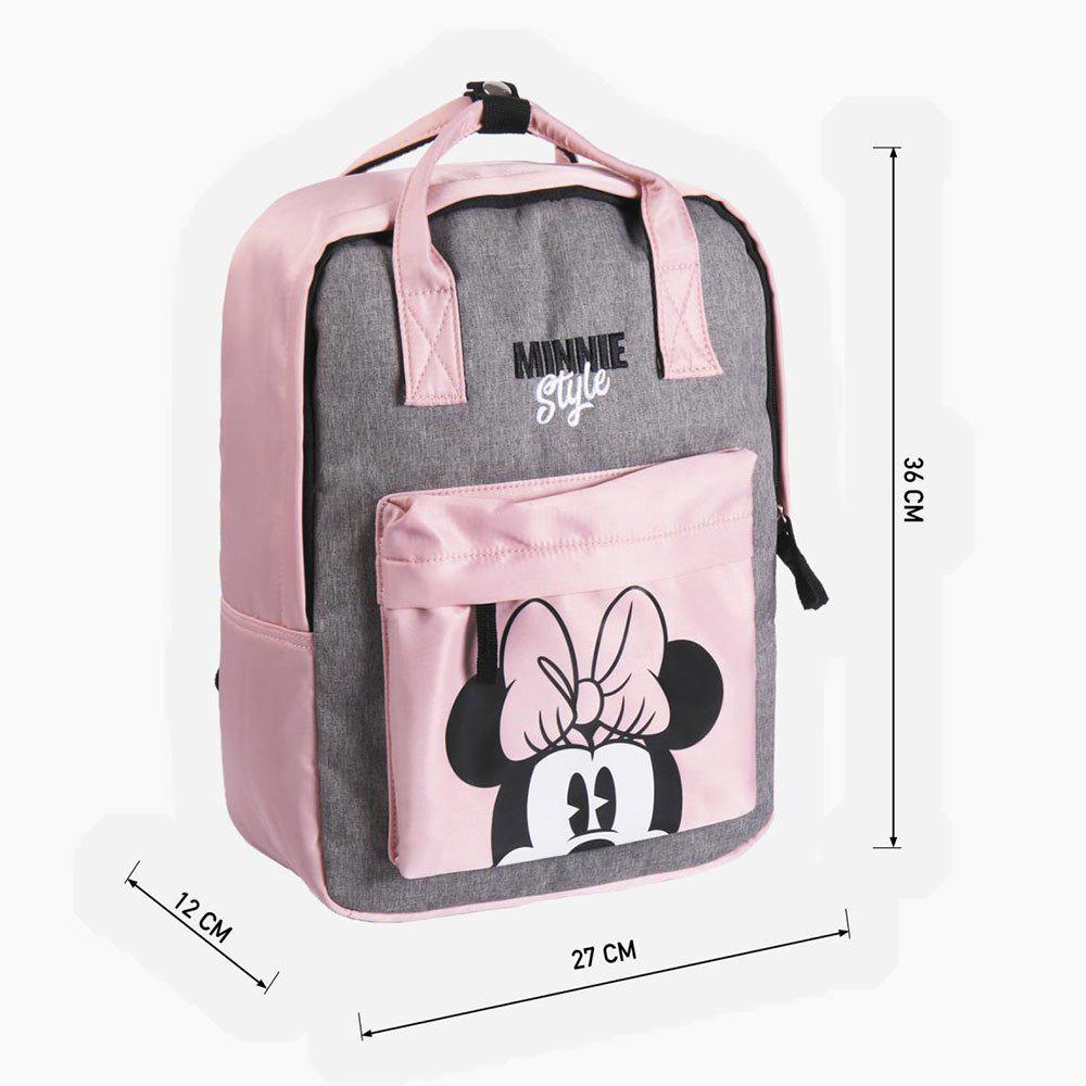 Cerda Group Mochila lifes little moments cuadrada tipo casual de oficial disney para mujer rosa