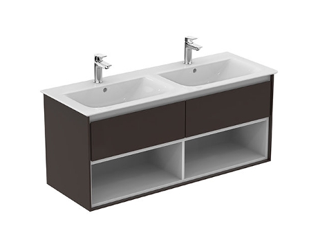 IDEAL STANDARD CONNECT Air furniture Double vanity unit, 1200 mm, 2 extraíbles, E0829