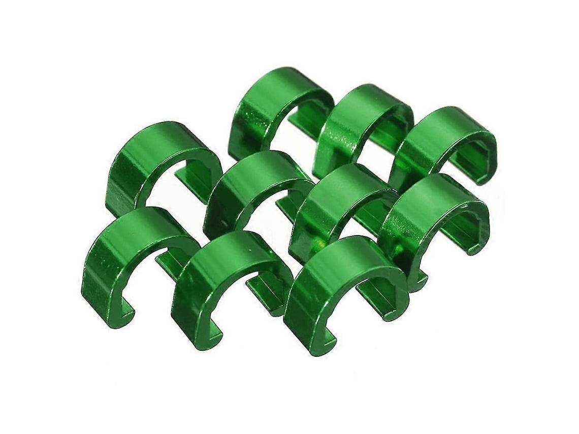 Rebe-10 Piezas De Abrazaderas C Para Cables De Bicicleta Mtb Ligero Duradero Reutilizable Para Bicicletas De Montaña Carretera Bmx