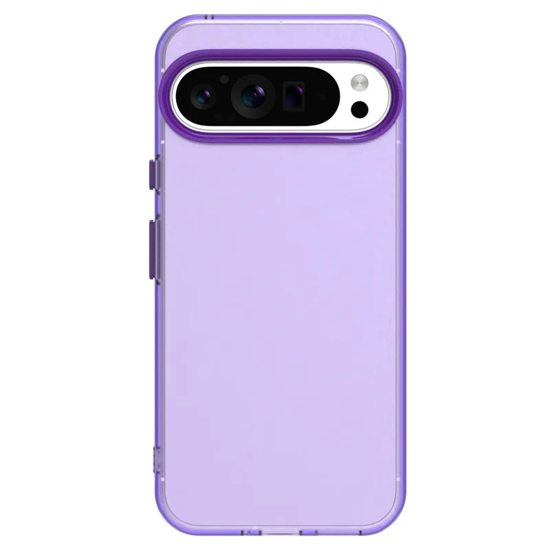 (púrpura, Google Pixel 10) Caja De Teléfono De Color Caramelo Translúcida Y Sensible A La Piel, Textura Mate, Anti-polvo Y Anti-caídas