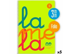 Cuaderno LAMELA Amarillo Din A4 80 Hojas (5 Unidades)