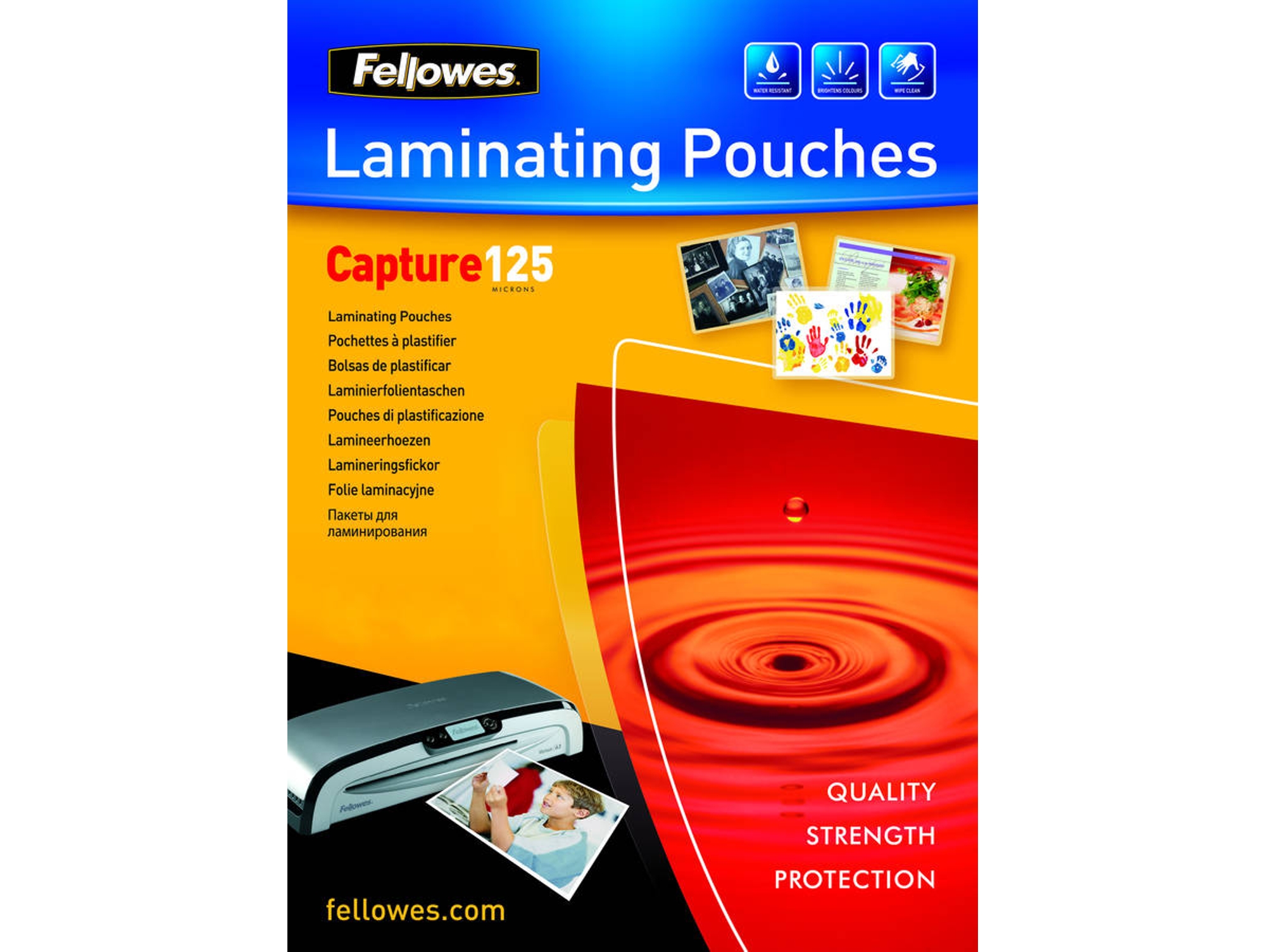 Fundas de Plastificar FELLOWES 5396602 Transparente (50 un)
