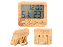 Reloj Electrónico Con Medidor Digital De Temperatura Y Humedad Y Pantalla Lcd Para Uso Doméstico.