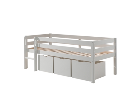 Somier Meia Altura Vipack PETITSMEUBLES Blanco (207.5x105x83)