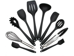 Juego de utensilios de silicona CUICH negro