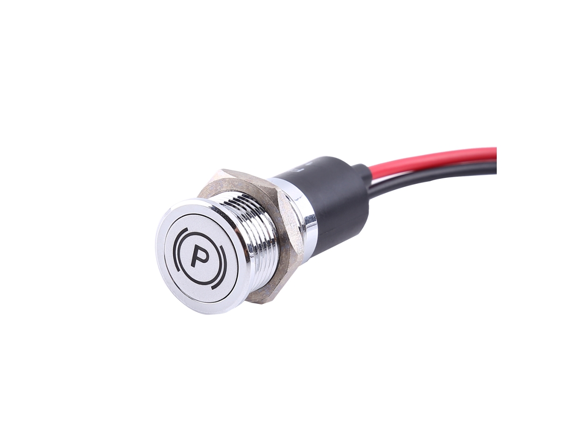 Luz indicadora LED de 12 V y 14 mm para bicicleta, coche, barco, salpicadero, luz de advertencia, luz antiniebla, señal roja, azul y verde.